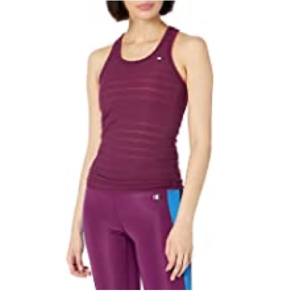 SALE 💣 NWT Champion Racerback Tank in Maroon - Picture 3 of 7